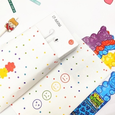 New hot-selling recyclable kraft paper gift bag, jewelry bag with cute doodle